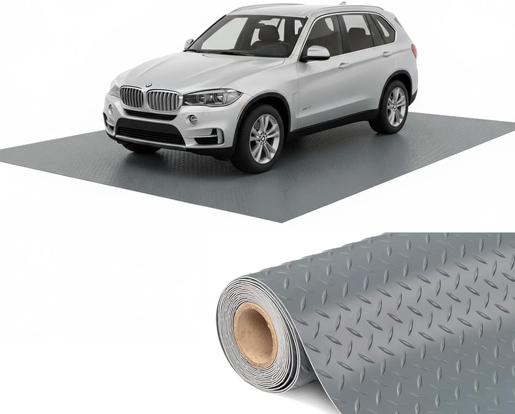 7'x15' PVC Waterproof Garage Parking Floor Mat