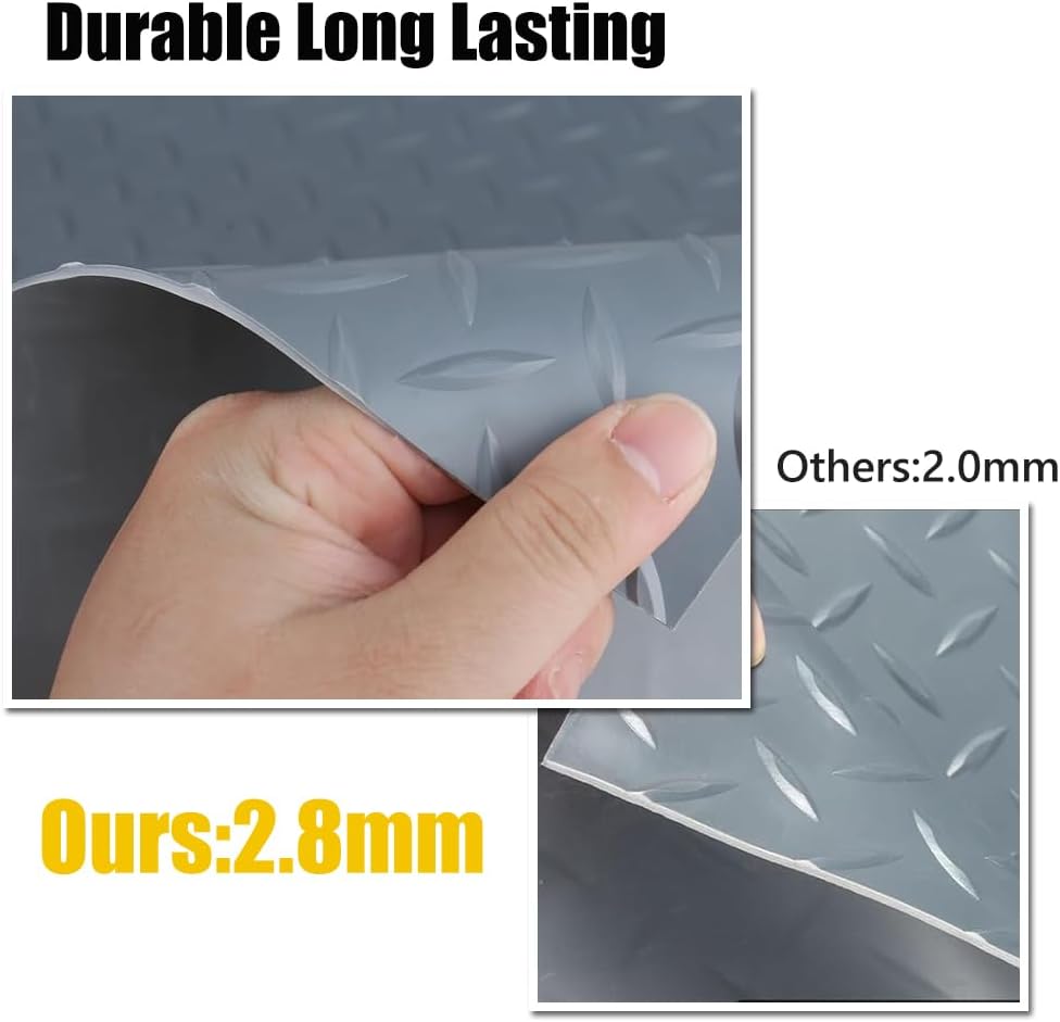 7'x15' PVC Waterproof Garage Parking Floor Mat