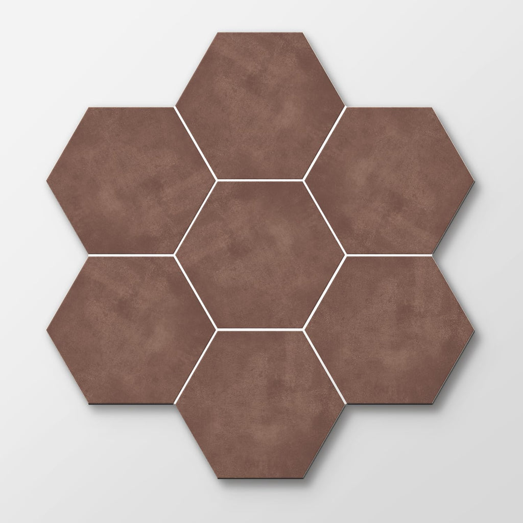 Hexagon Peel And Stick LVT Flooring 24Pcs