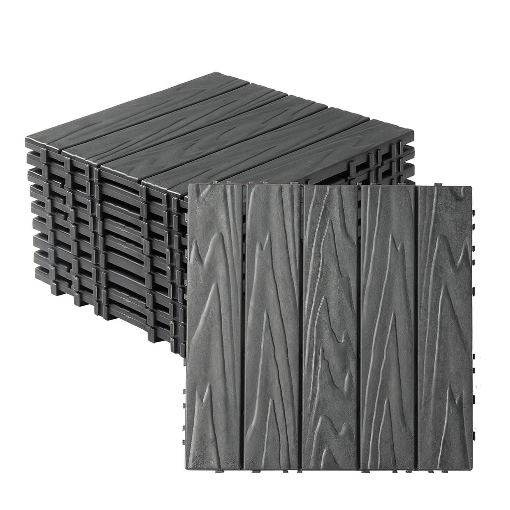 Interlocking Plastic Deck Tiles