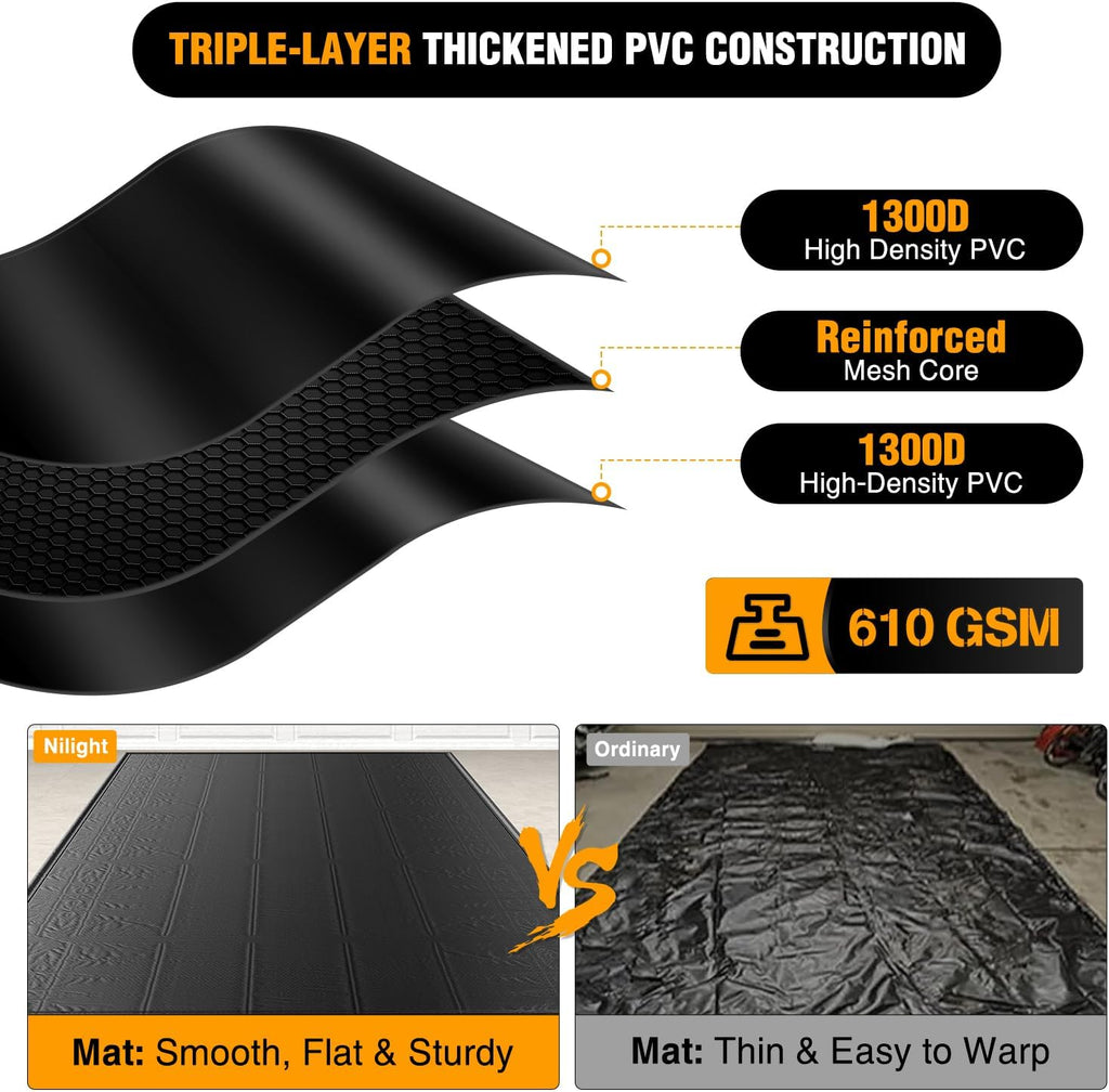 PVC Garage Floor Containment Mat