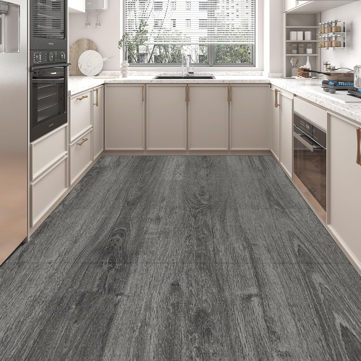 Peel and Stick Vinyl Wood Flooring Planks