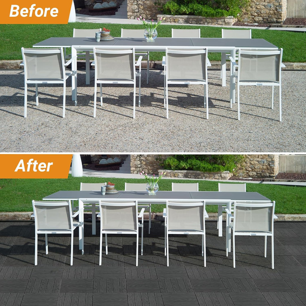Interlocking Plastic Deck Tiles