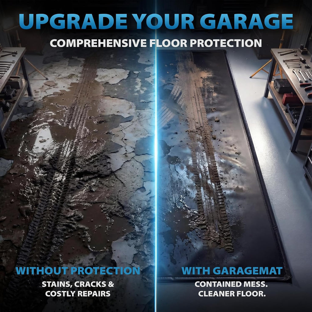 8'6" x 22' PVC Garage Containment Mat