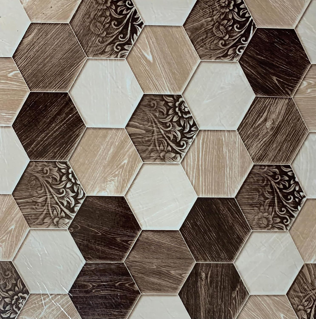 Hexagon Peel And Stick Floor Tiles 20 Pcs