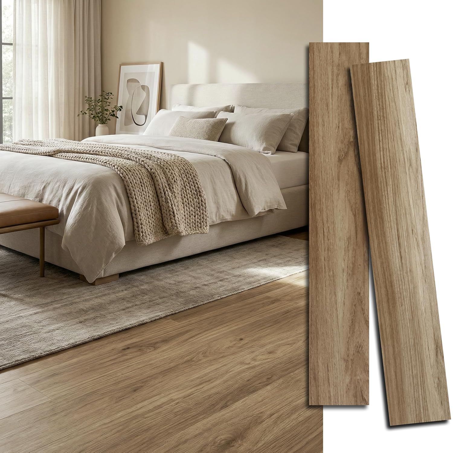 Earthen Oak Peel And Stick Vinyl Planks 36 Planks
