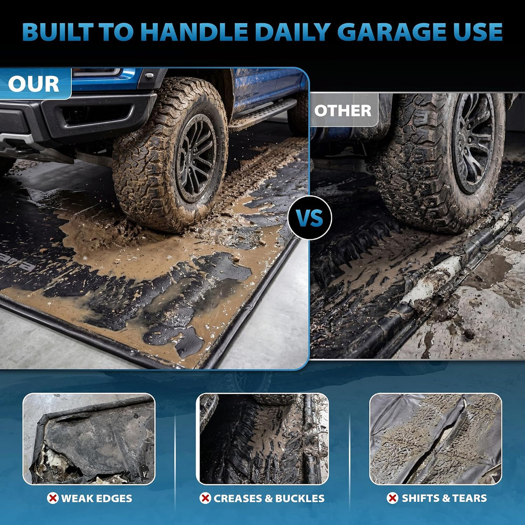 8'6" x 22' PVC Garage Containment Mat