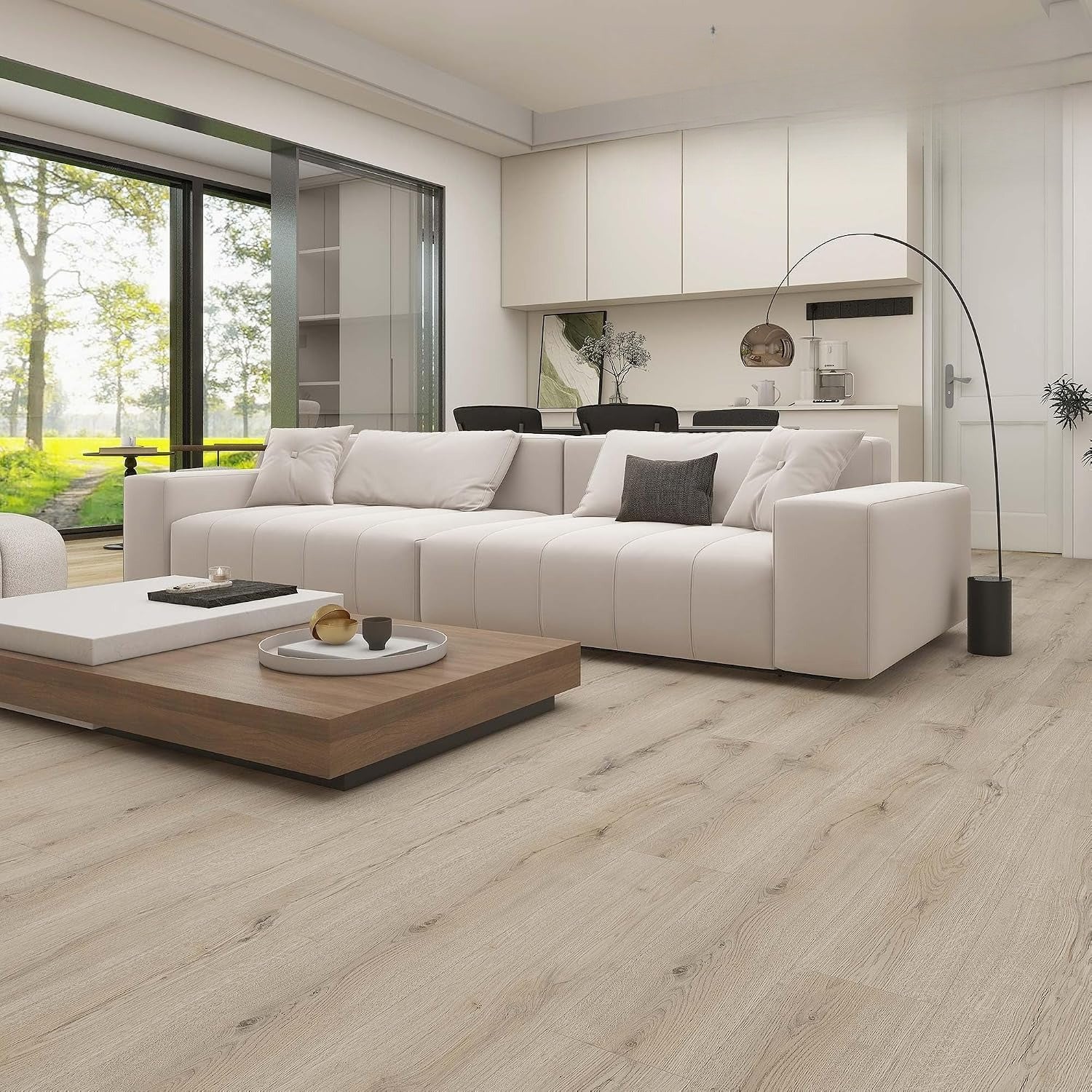 Click Lock Wood Look Vinyl Flooring 10 Planks
