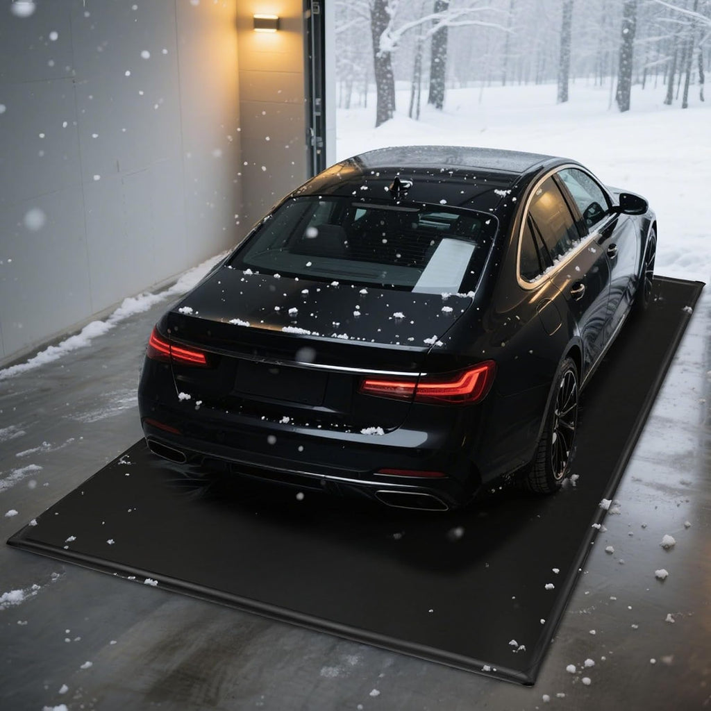 7'9"x16' PVC Garage Containment Parking Mat